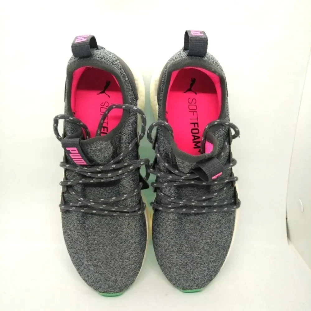 Puma Nrgy Neko Knit Running‎ Shoes Sneakers Women's Size 7 Grey